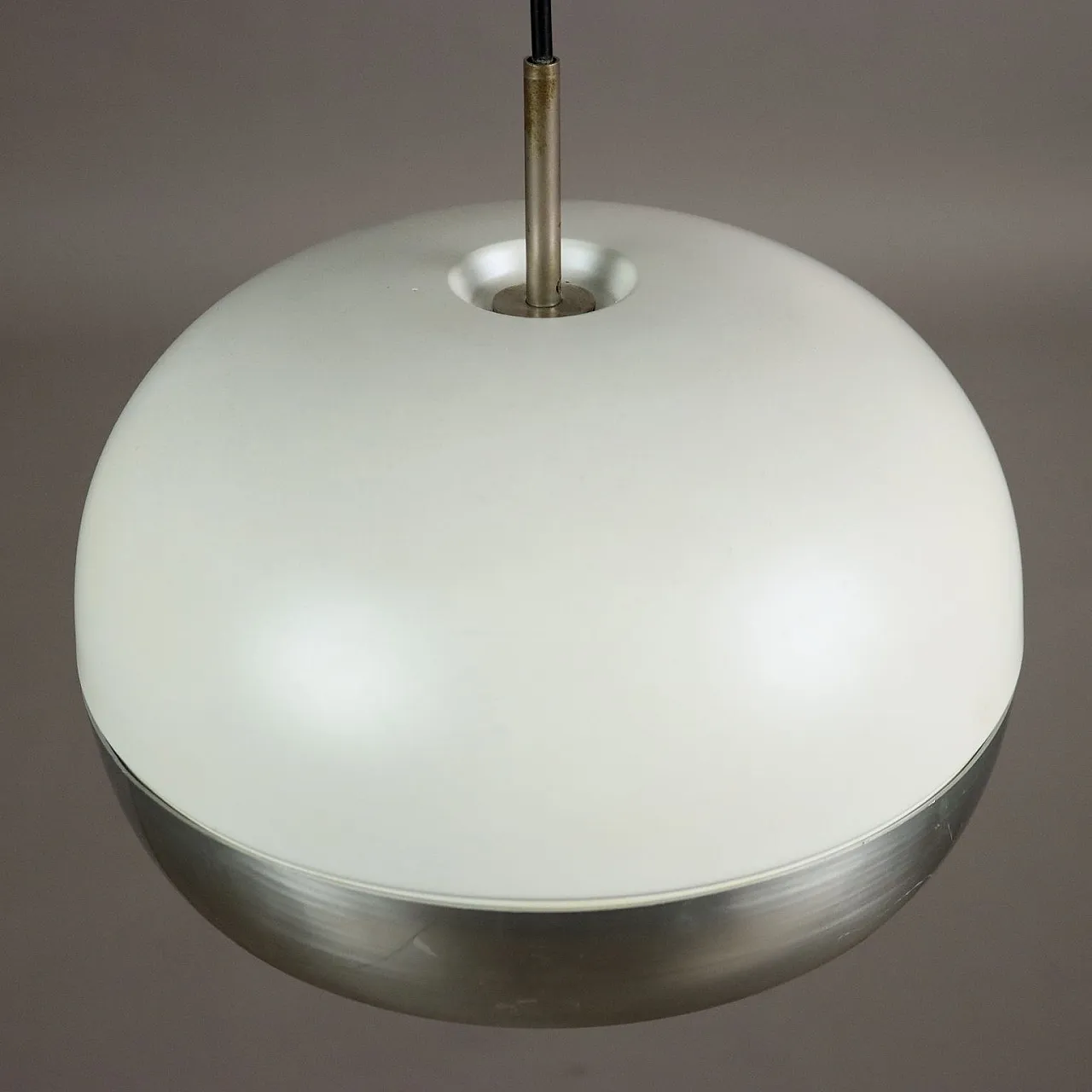 Aluminium ceiling lamp, 1960s 4