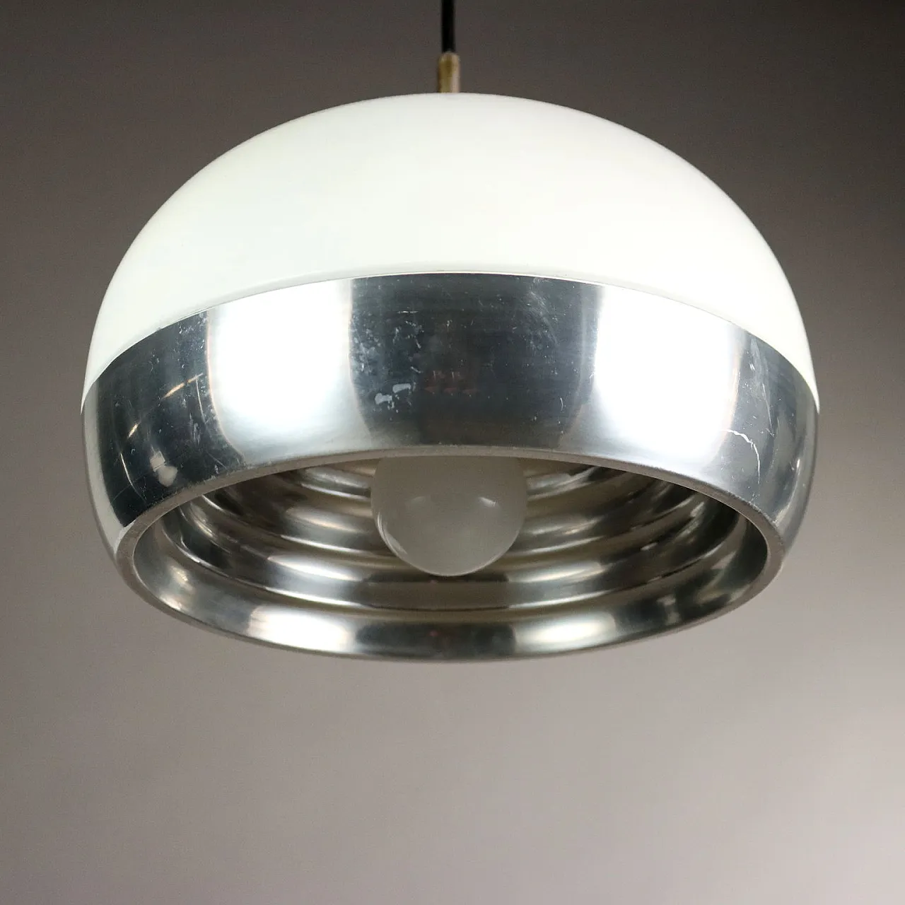 Aluminium ceiling lamp, 1960s 5