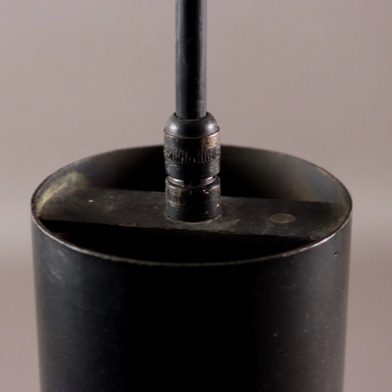 Lampade da soffitto in alluminio e vetro, anni '60 8