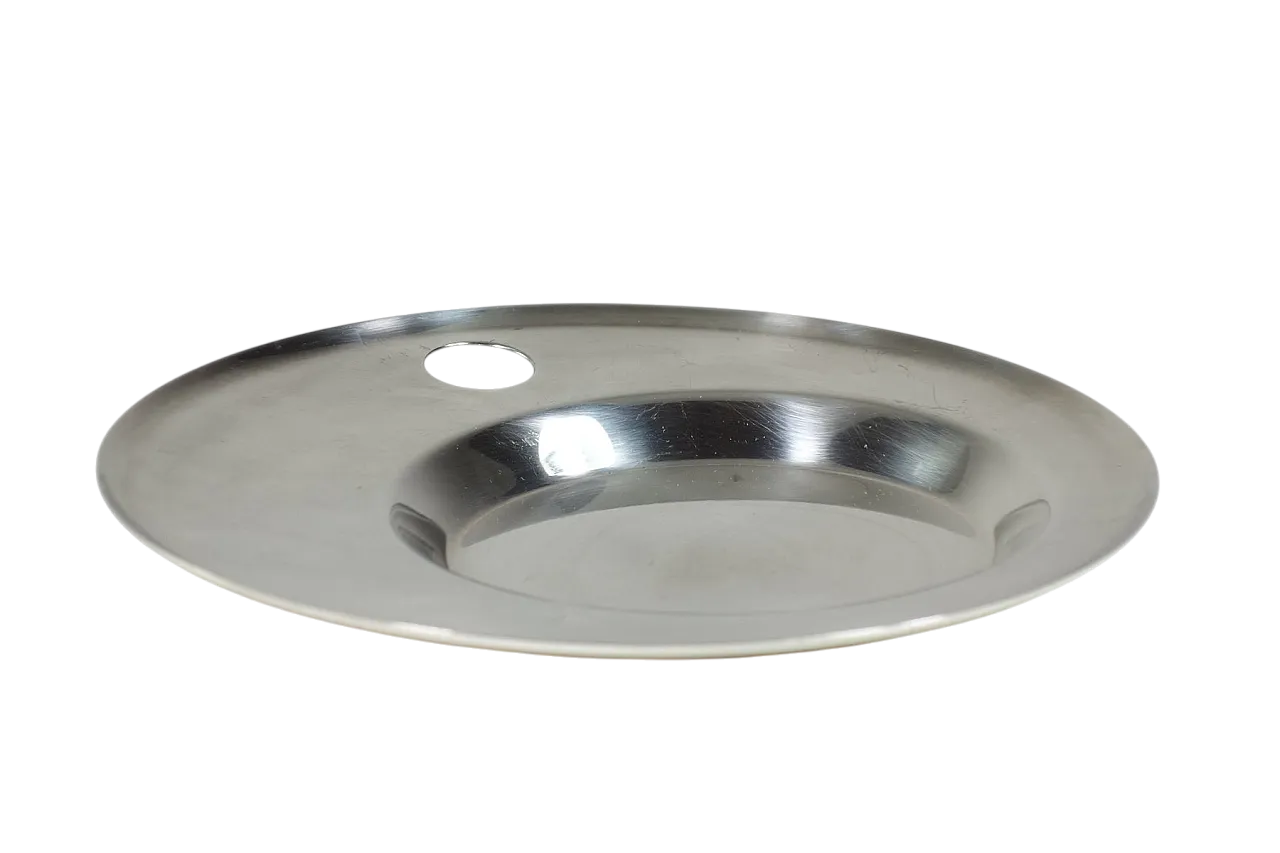 Piatto in metallo argentato di Christofle, anni '50 7
