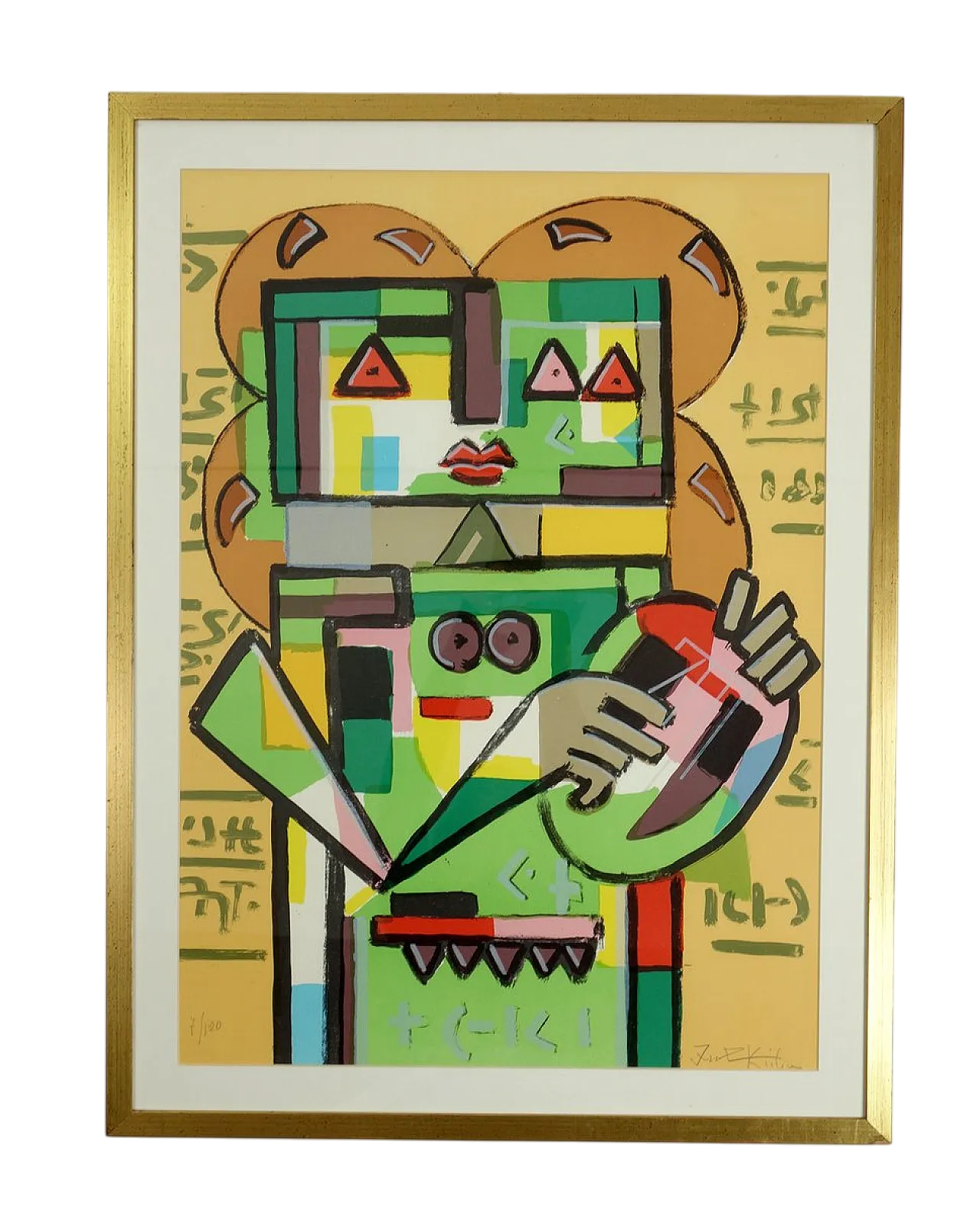 Serigrafia Ibrahim Kodra, anni '80 9