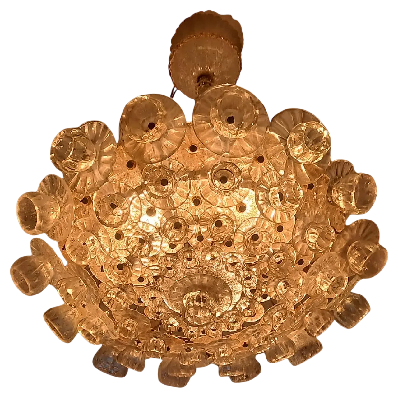 Murano glass chandelier by Ercole Barovier, 1920s 14