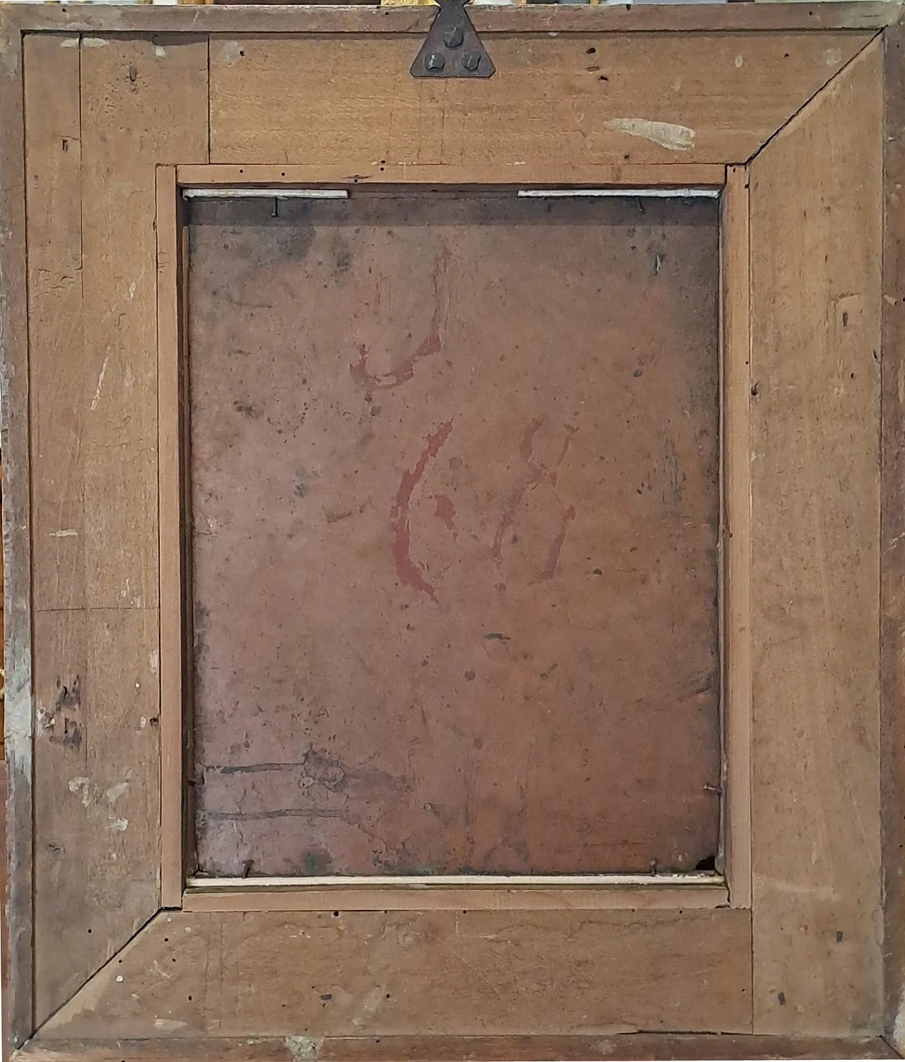 Madonna con Bambino, dipinto su rame, '700 9