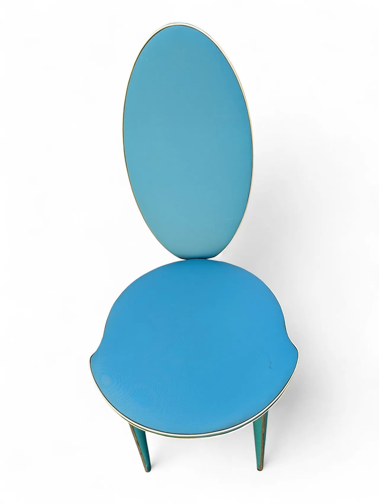 6 chairs in the style of Umberto Mascagni, 1950s 3