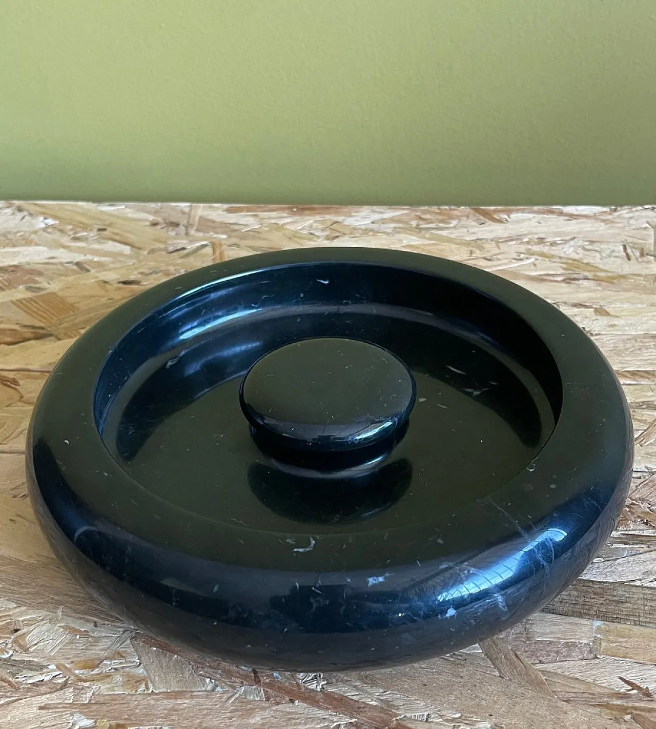 Possono di marmo di marginia nera di Angelo Mangiarotti per Knoll, Italia, anni '60 2