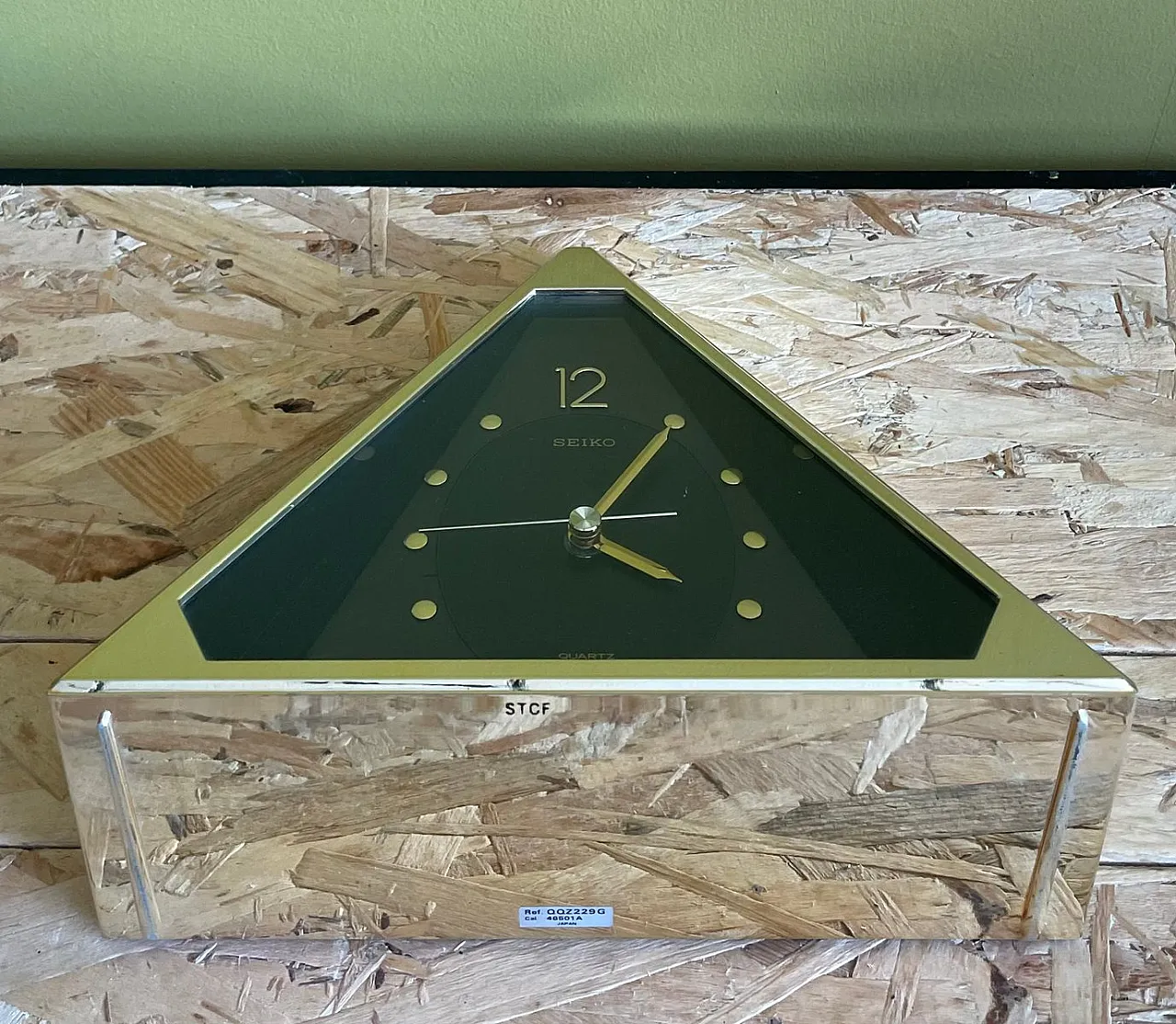 Pyramid Quartz Clock by Seiko, Japan, 1980s 6