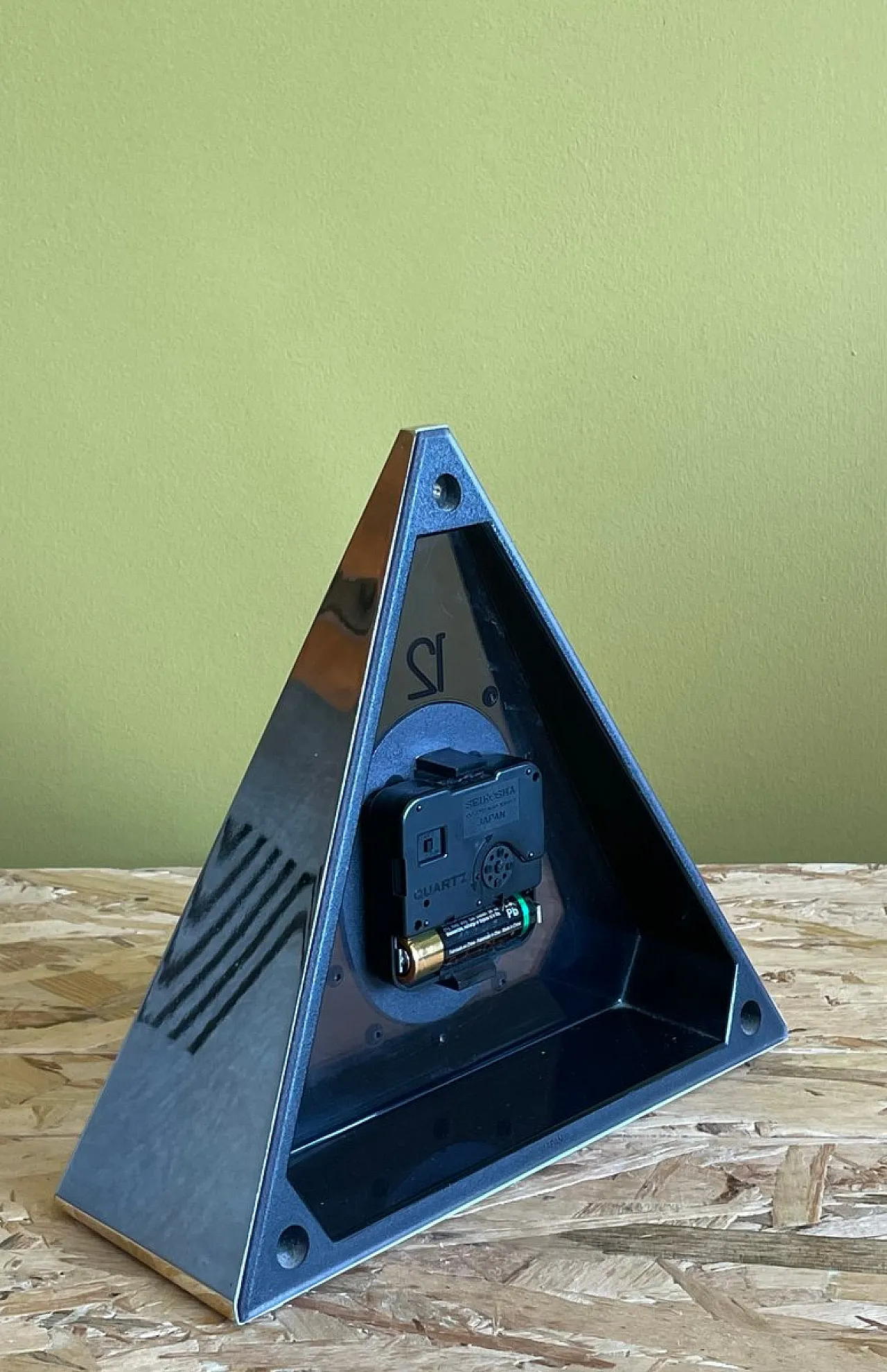 Pyramid Quartz Clock by Seiko, Japan, 1980s 7