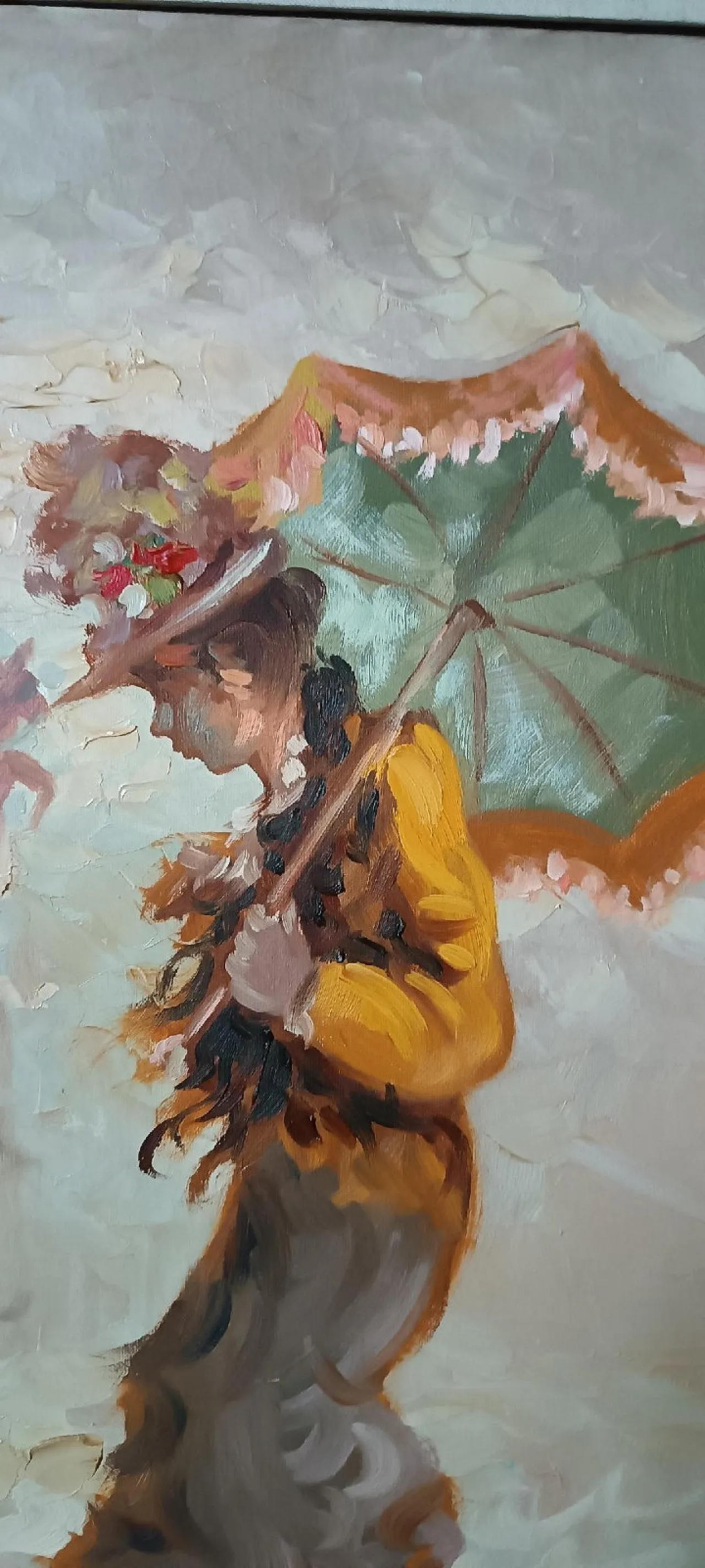 Scena parigina di Pietro Pantino, olio su tela, '900 8