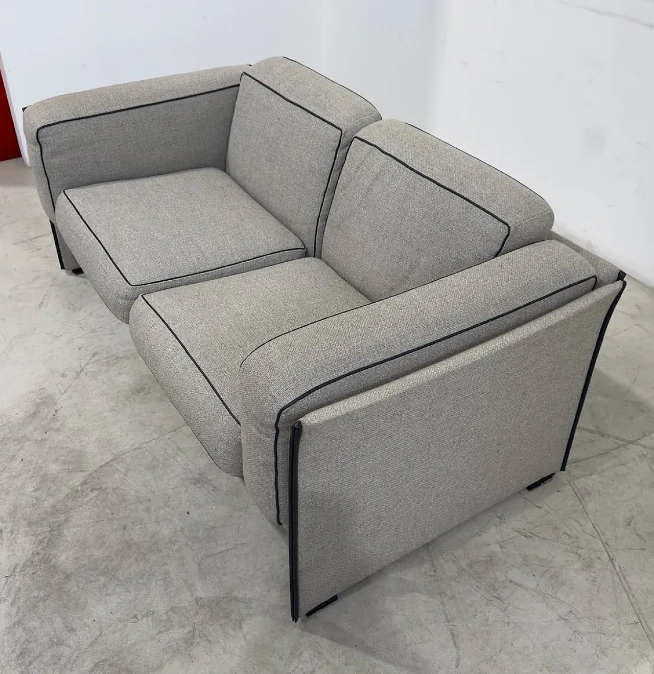 Duc two-seater sofa by Mario Bellini for Cassina, 1970s 3