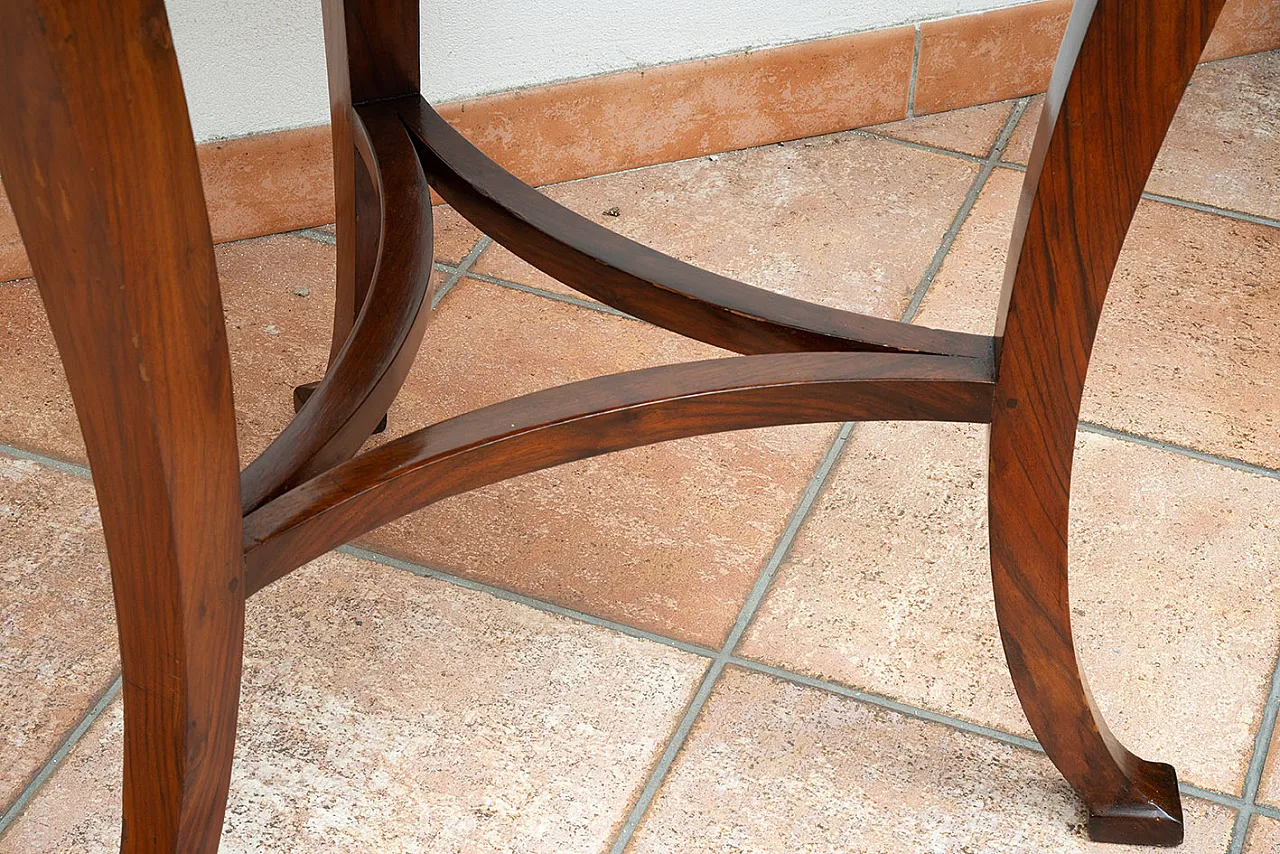 Louis XVI coffee table in walnut, 18th century 4