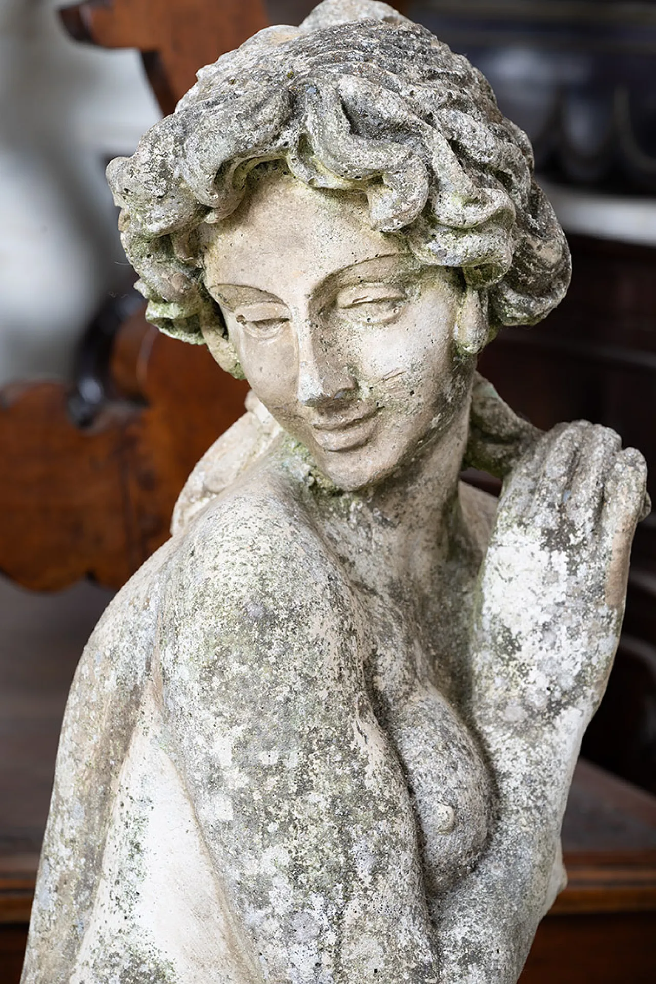 Coppia di sculture da giardino in pietra vicentina, '900 2