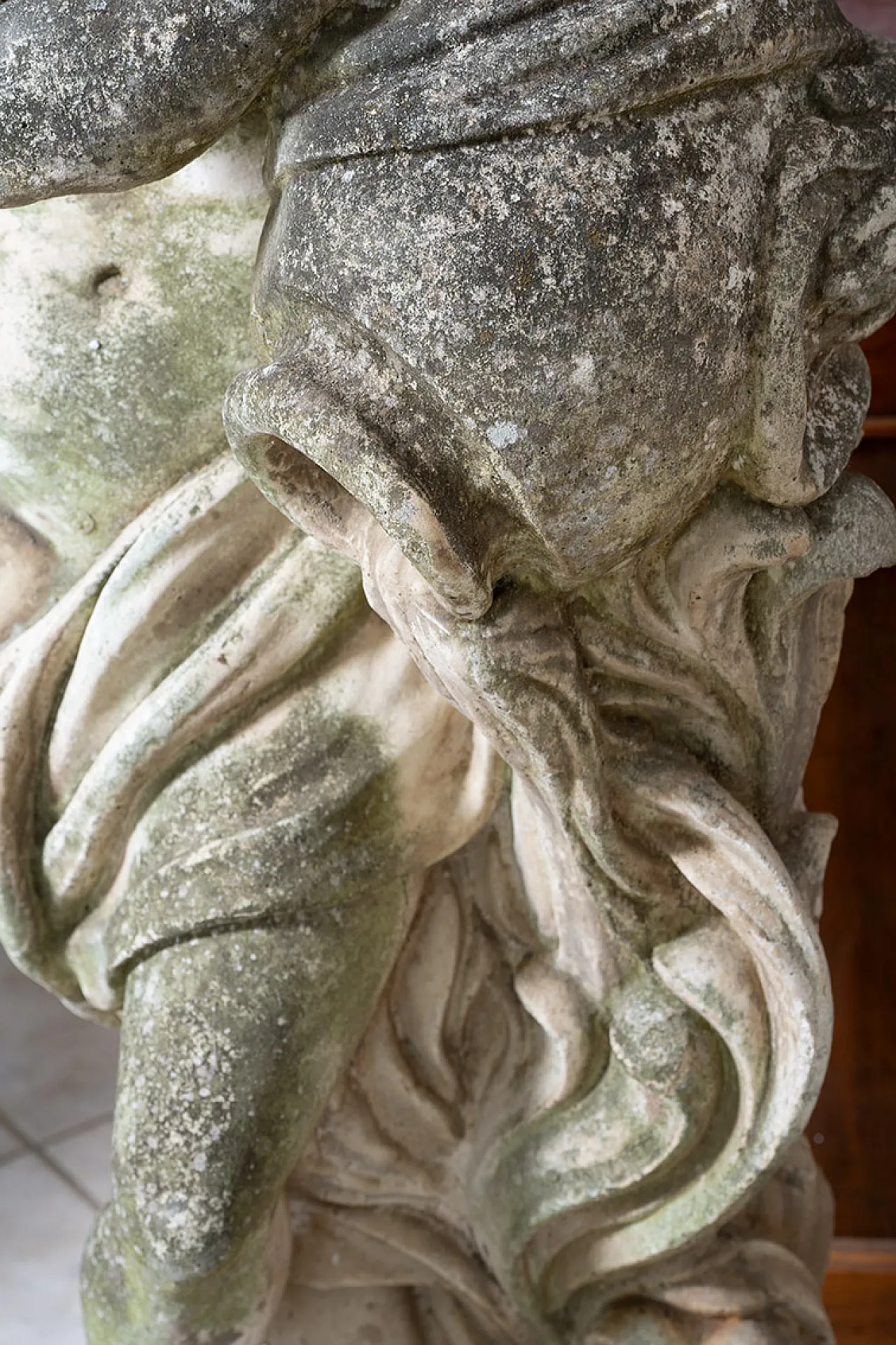 Coppia di sculture da giardino in pietra vicentina, '900 4