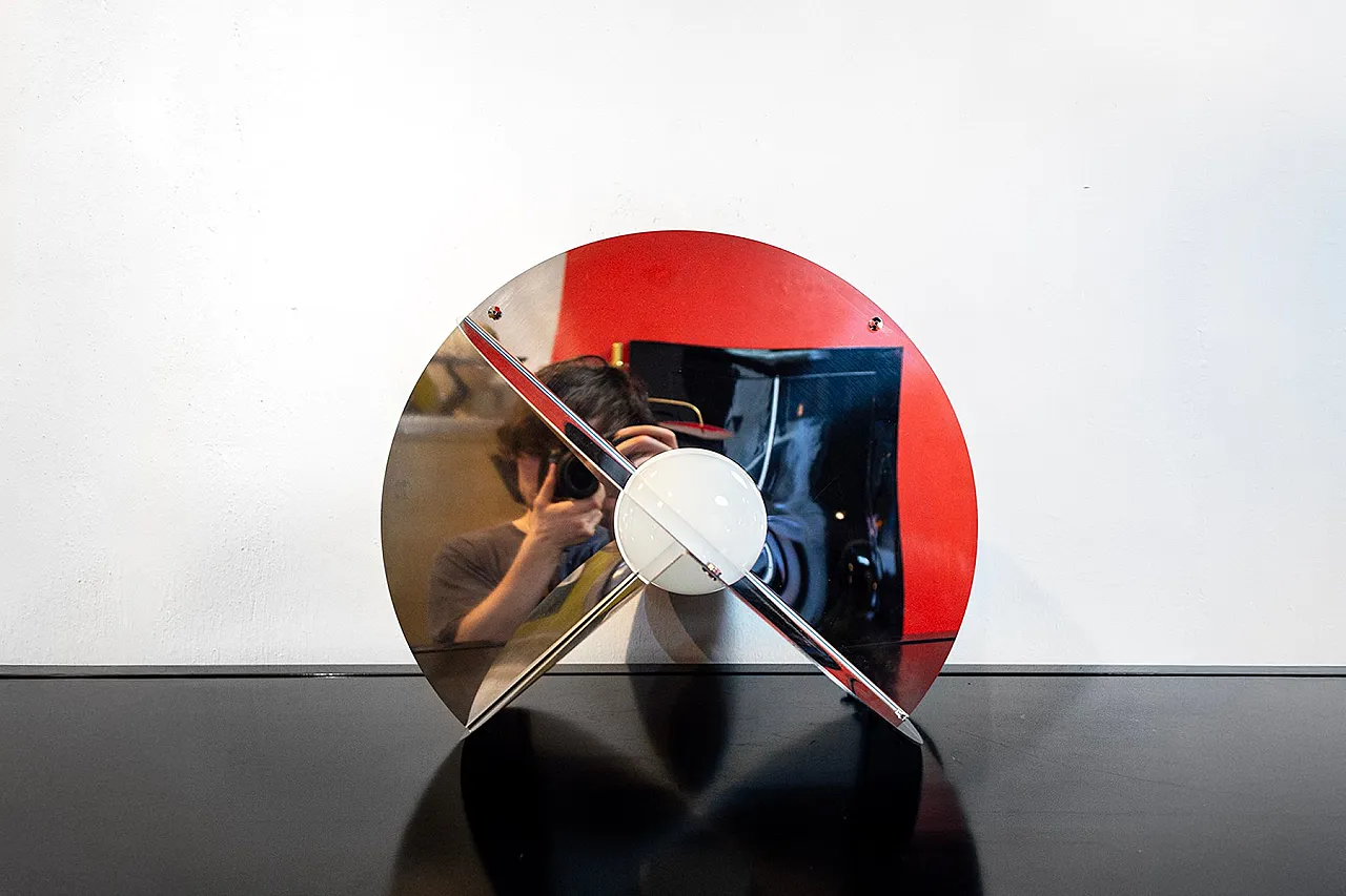 Lampada Luna Kinetic in metallo specchiato di Rinaldo Cutini, anni '60 2