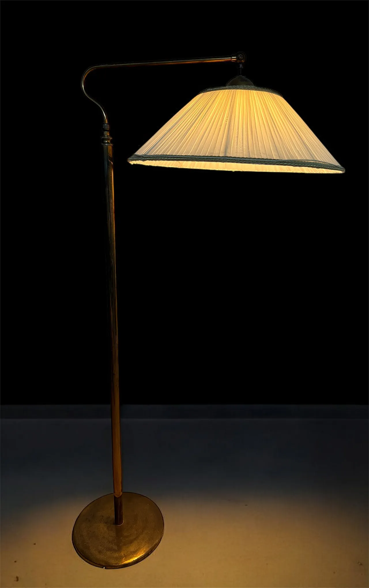 Planning Planning lamp in brass Italian, 70s 1