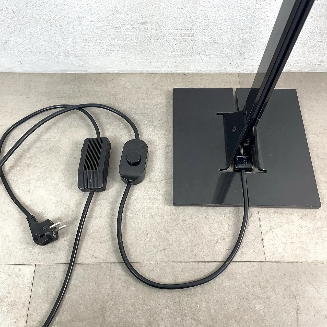 Lampada da terra Papillona nera di Tobia Scarpa per Flos, anni '70 16