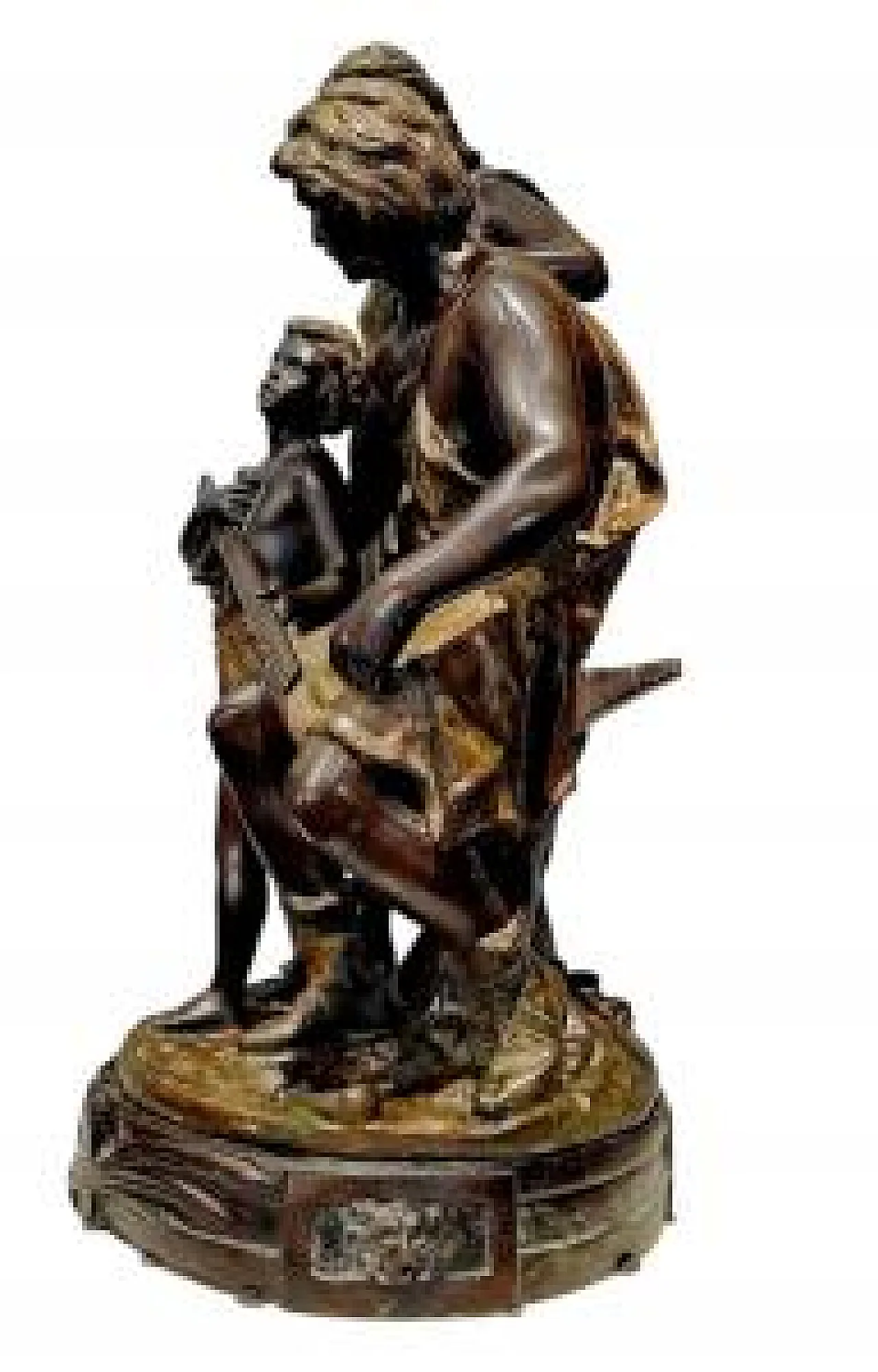 Devoir di Ernest Rancoulet, scultura in bronzo, '800 2