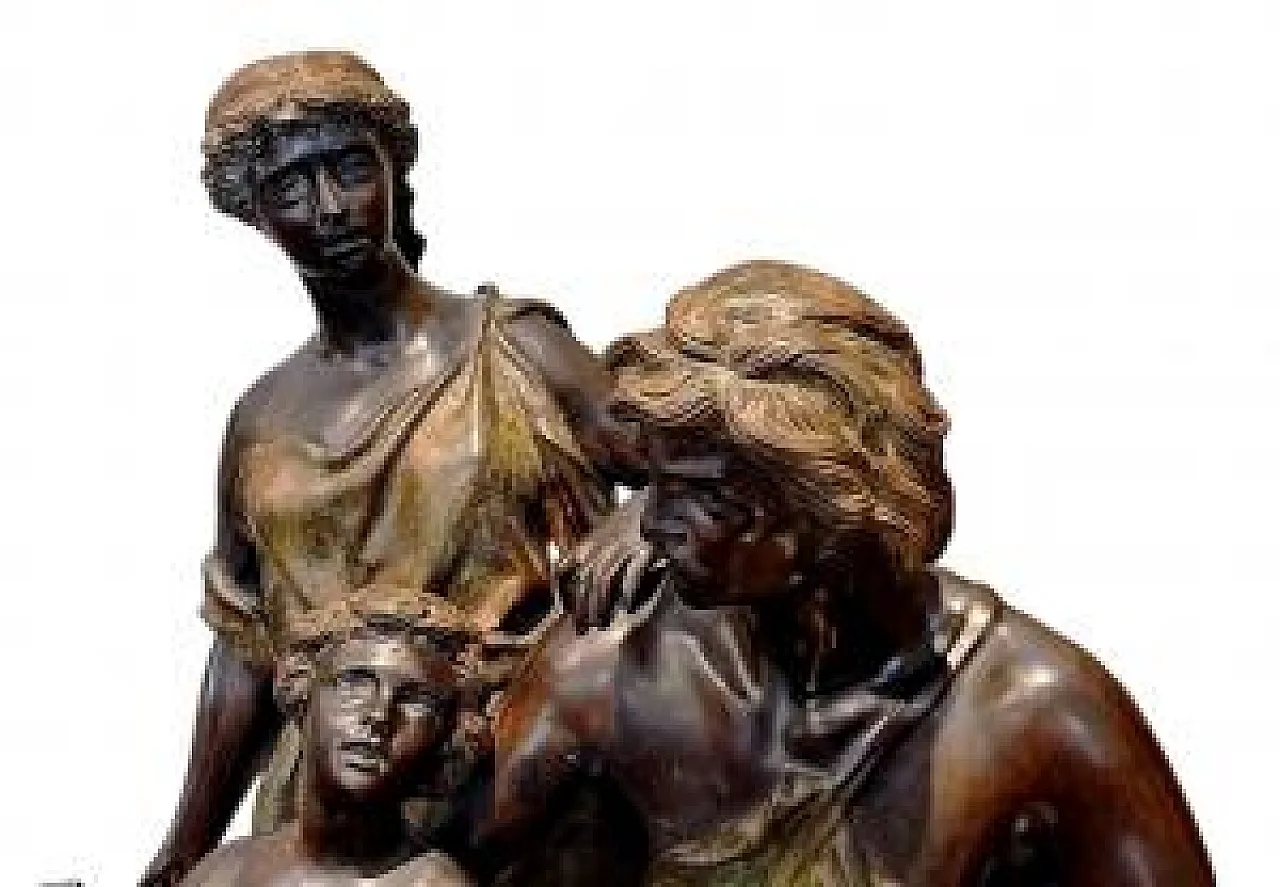 Devoir di Ernest Rancoulet, scultura in bronzo, '800 5