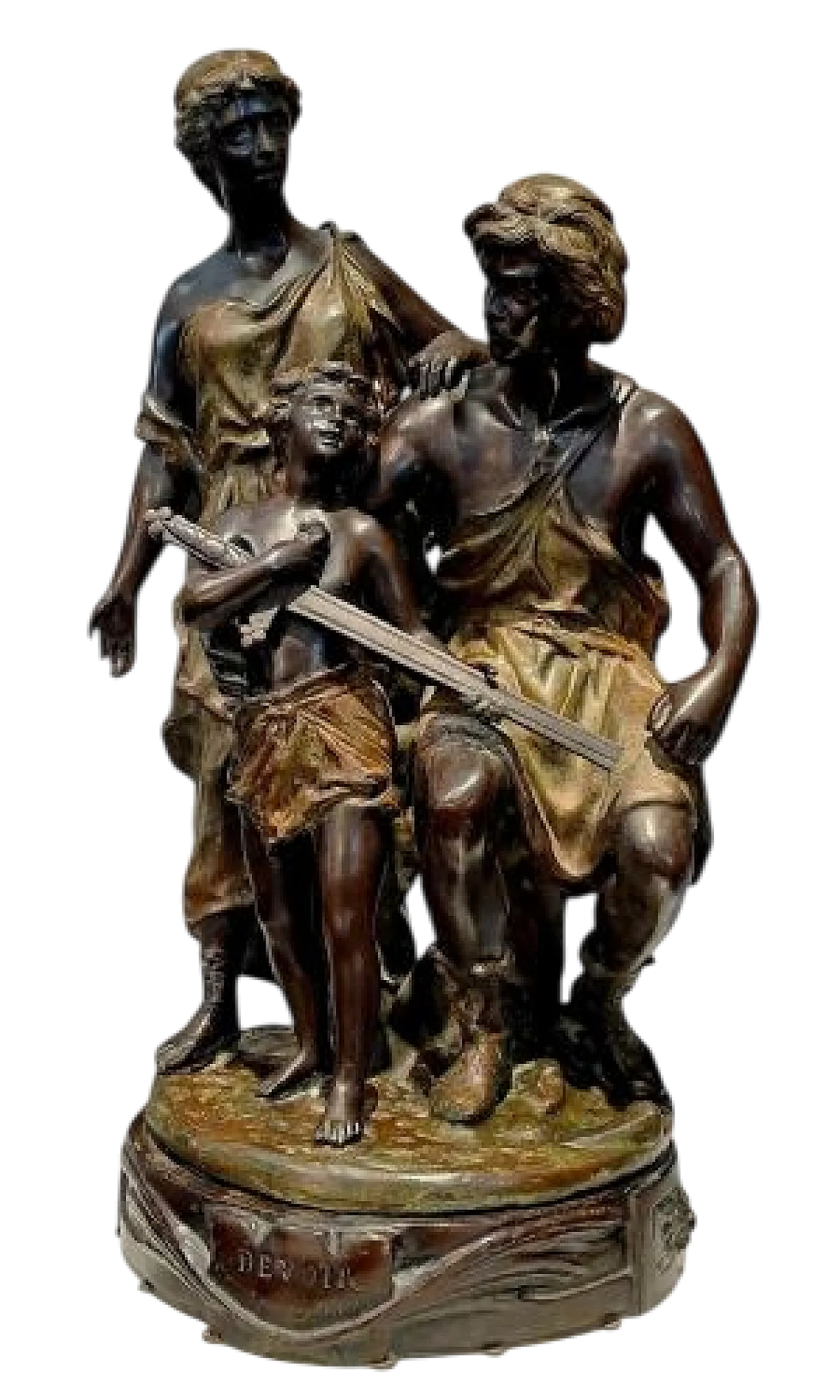 Devoir di Ernest Rancoulet, scultura in bronzo, '800 11