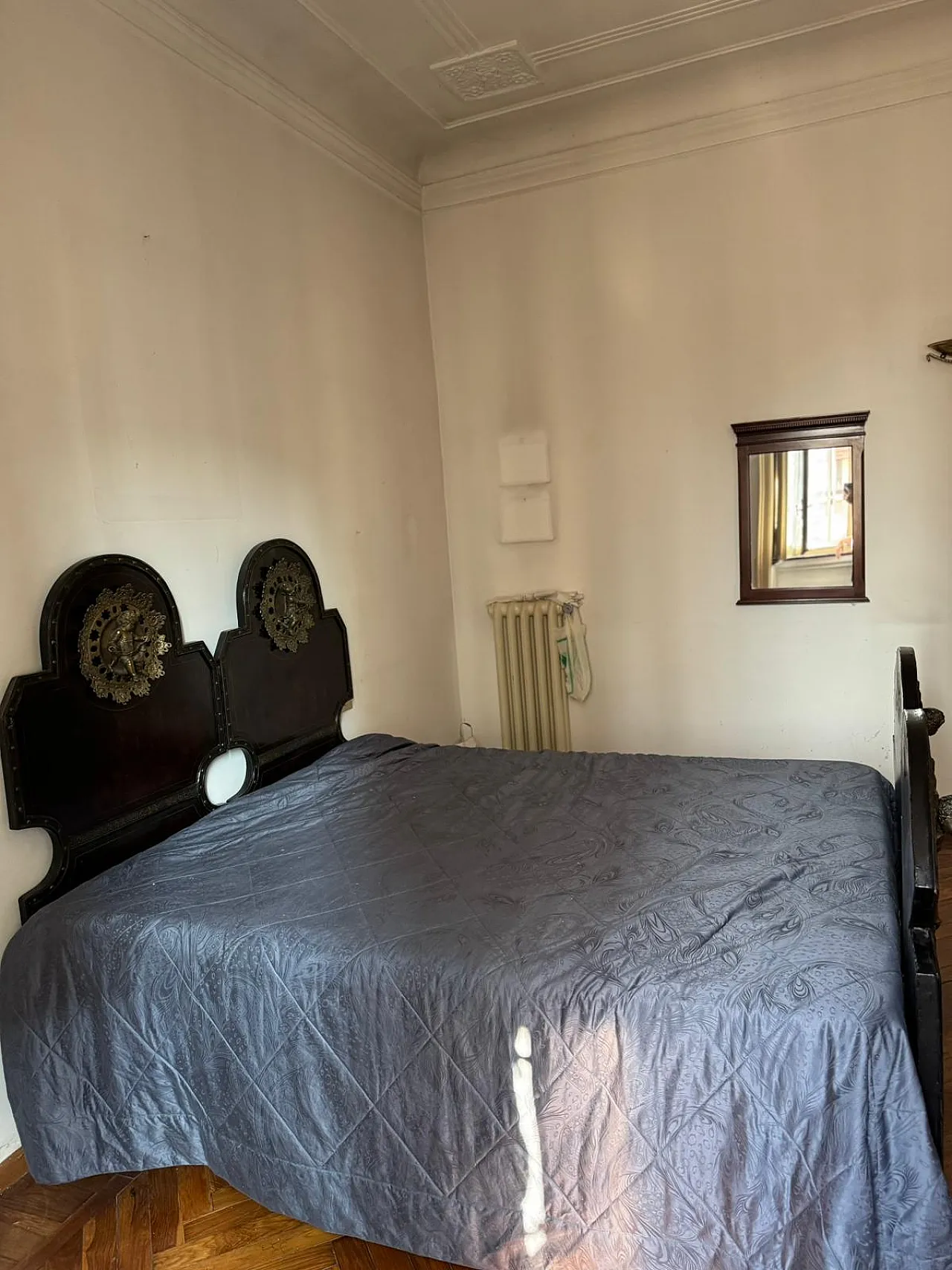 Letto matrimoniale in ghisa e ferro battuto, '800 6