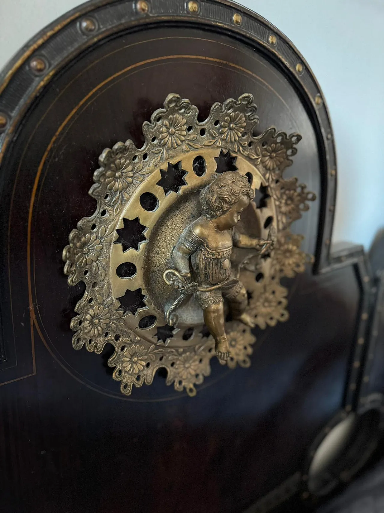 Letto matrimoniale in ghisa e ferro battuto, '800 7