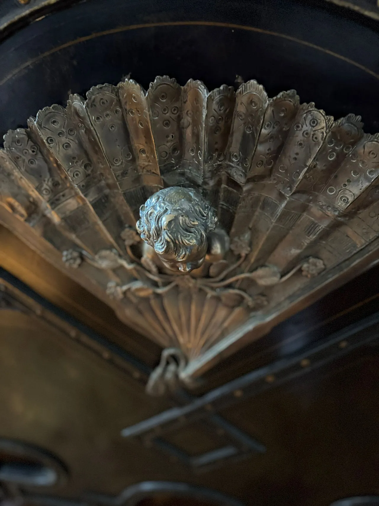 Letto matrimoniale in ghisa e ferro battuto, '800 15