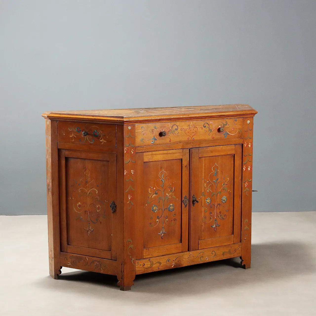 Armadio in ciliegio con cassetti, '800 1