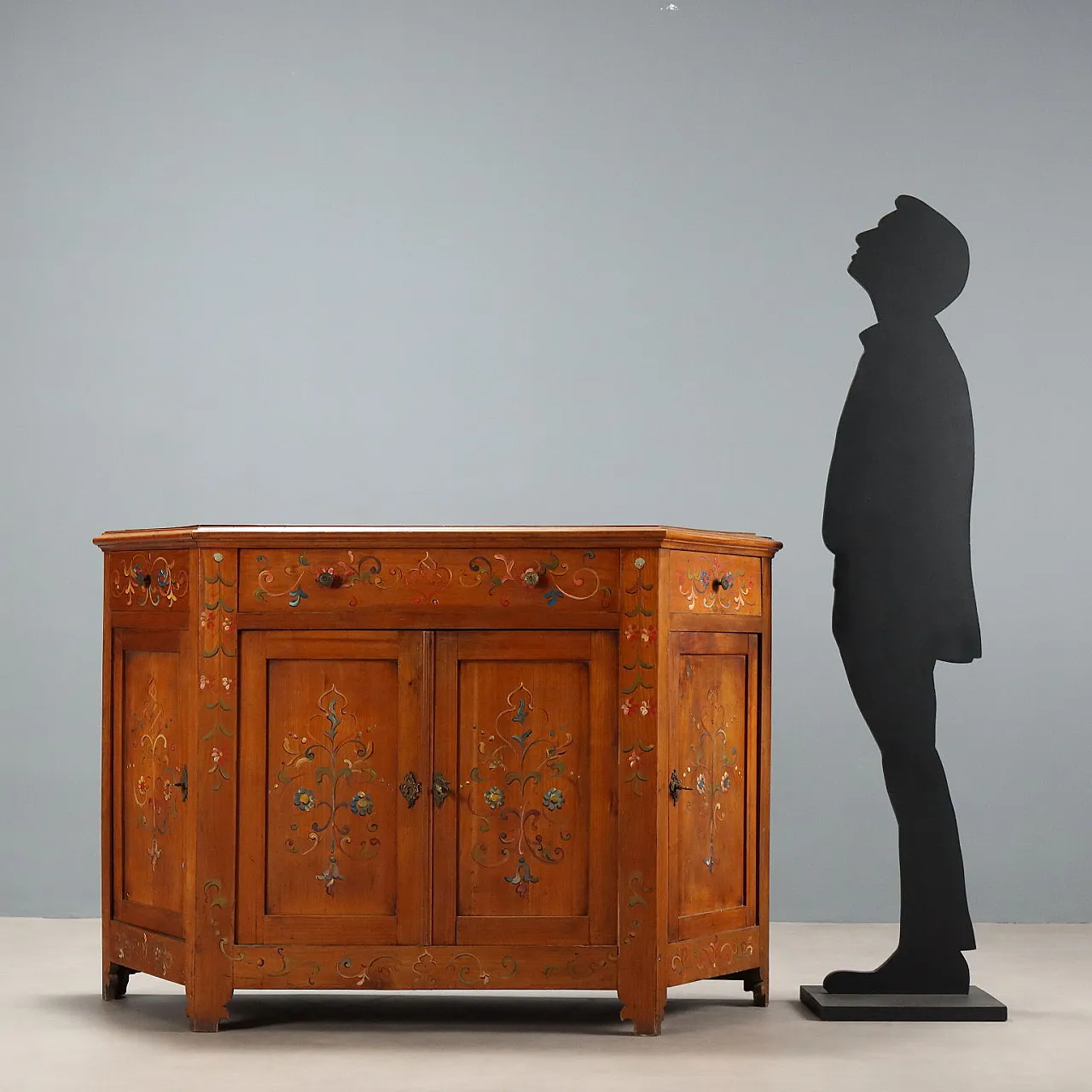 Armadio in ciliegio con cassetti, '800 2