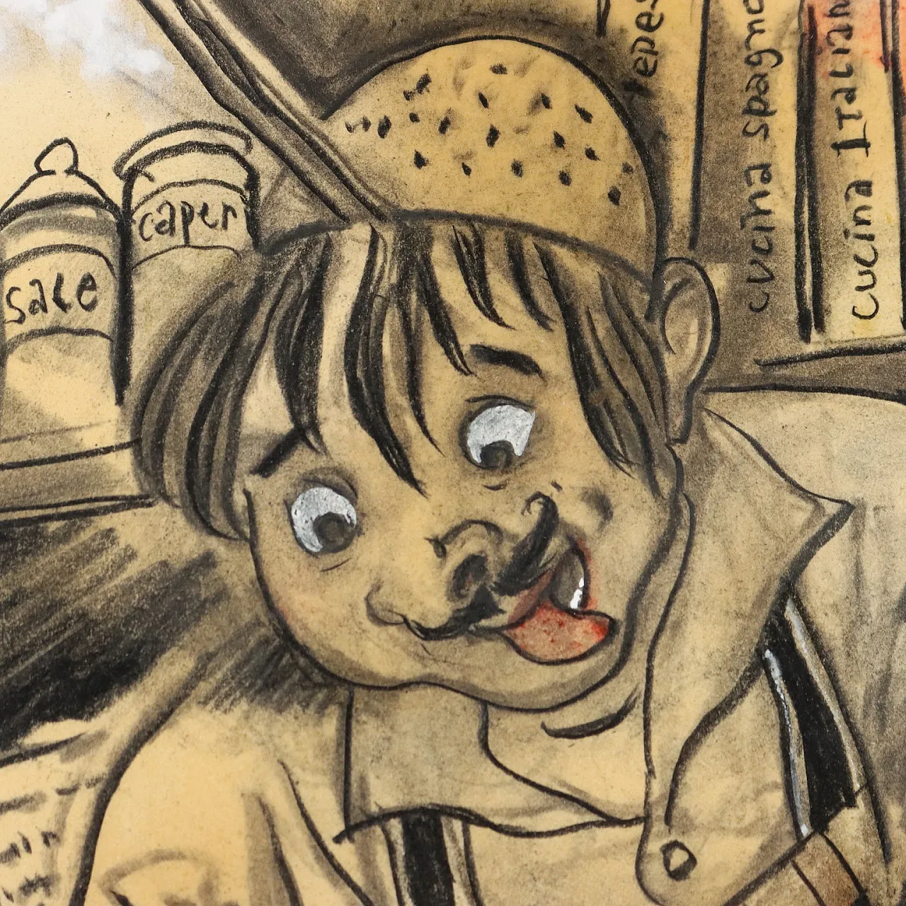 L'uomo in cucina di Nicola Benois, '900 4