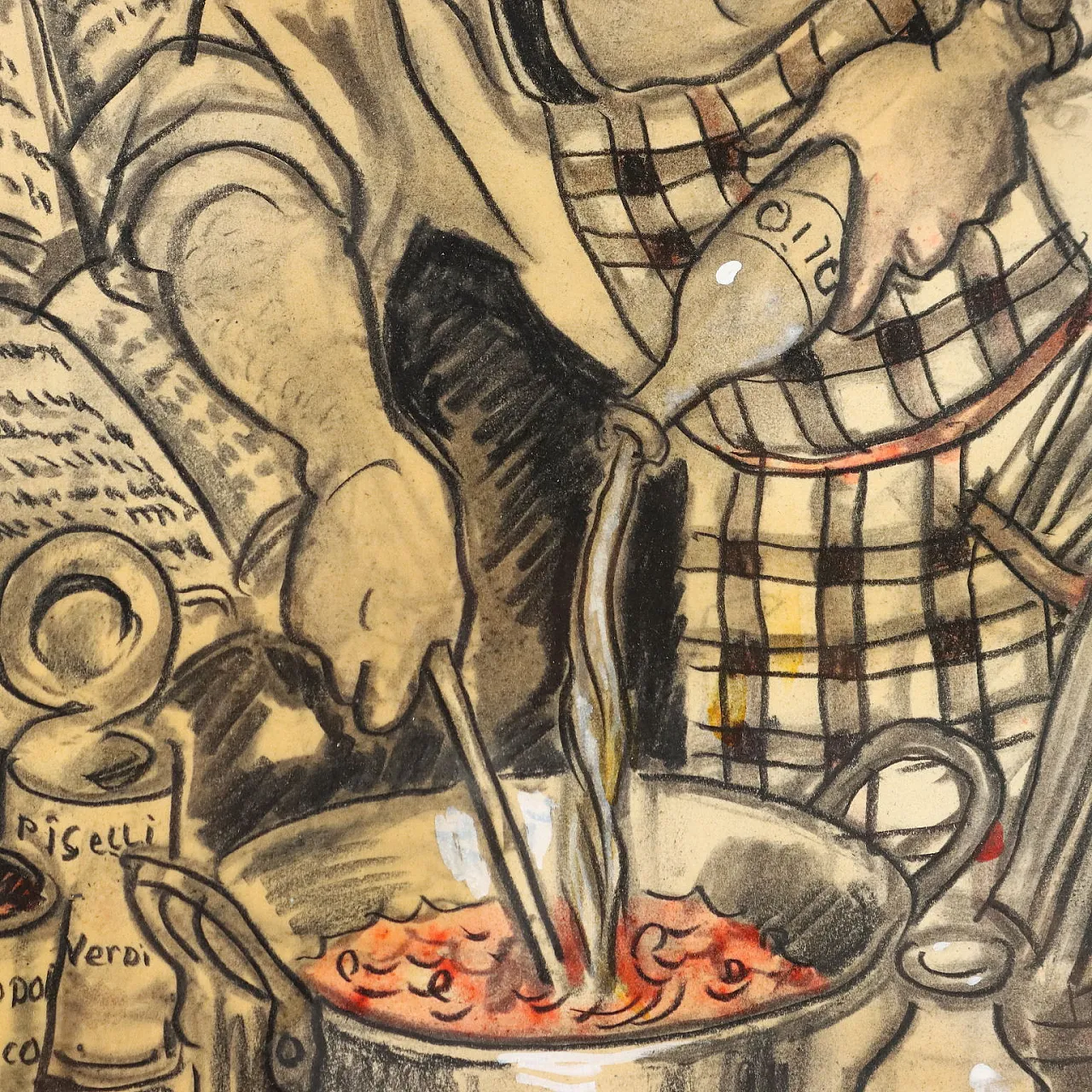 L'uomo in cucina di Nicola Benois, '900 5