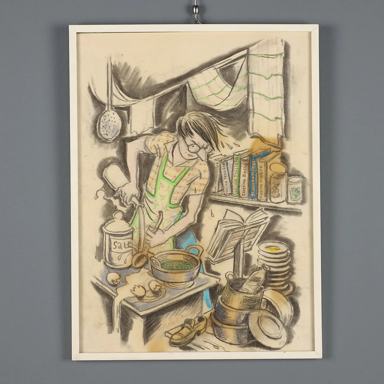 L'uomo in cucina di Nicola Benois, '900 1