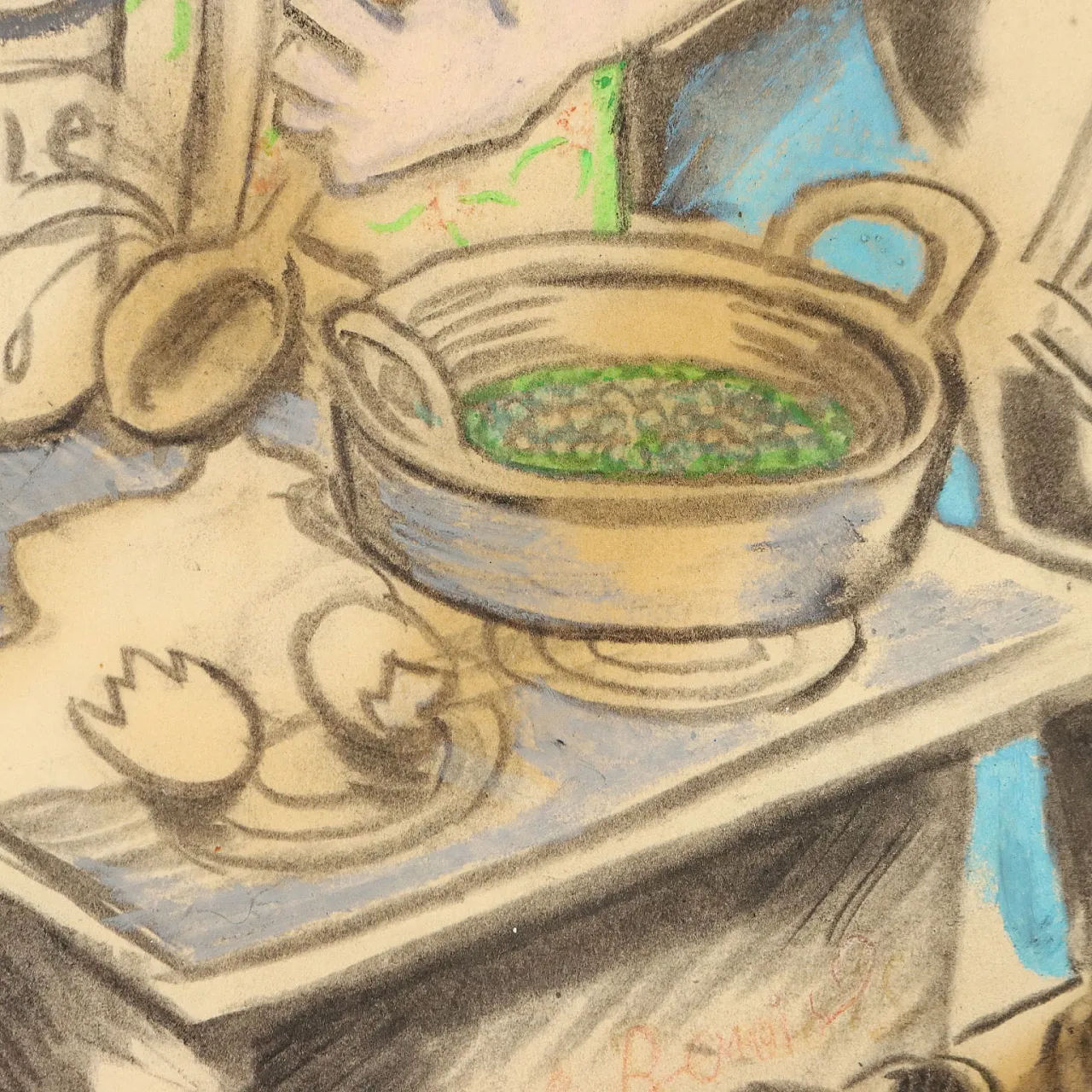 L'uomo in cucina di Nicola Benois, '900 6