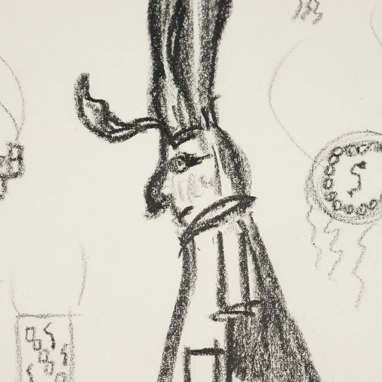 Disegno contemporaneo di Remo Brindisi Aida, anni '70 4