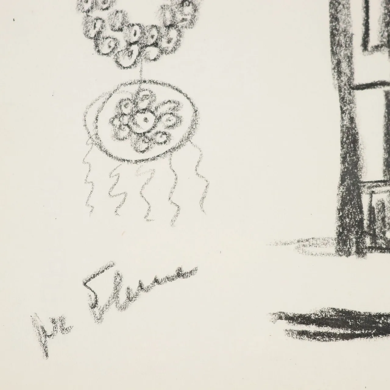 Disegno contemporaneo di Remo Brindisi Aida, anni '70 6