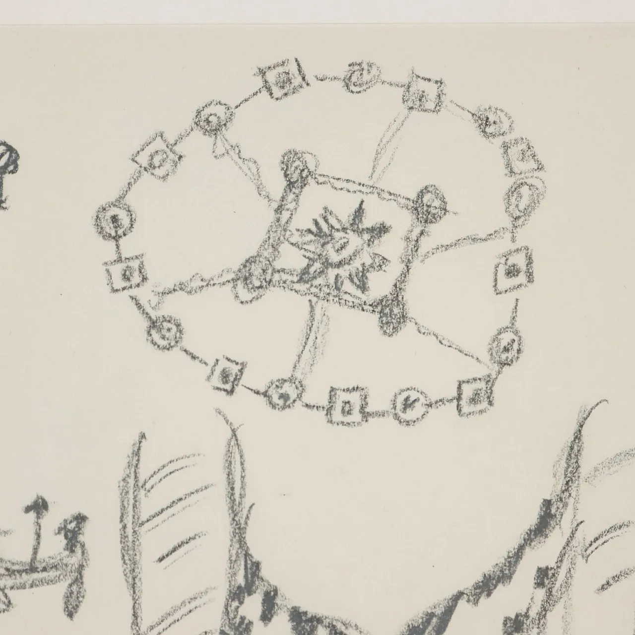 Disegno contemporaneo di Remo Brindisi, bozzetto per l'Aida, anni '70 5