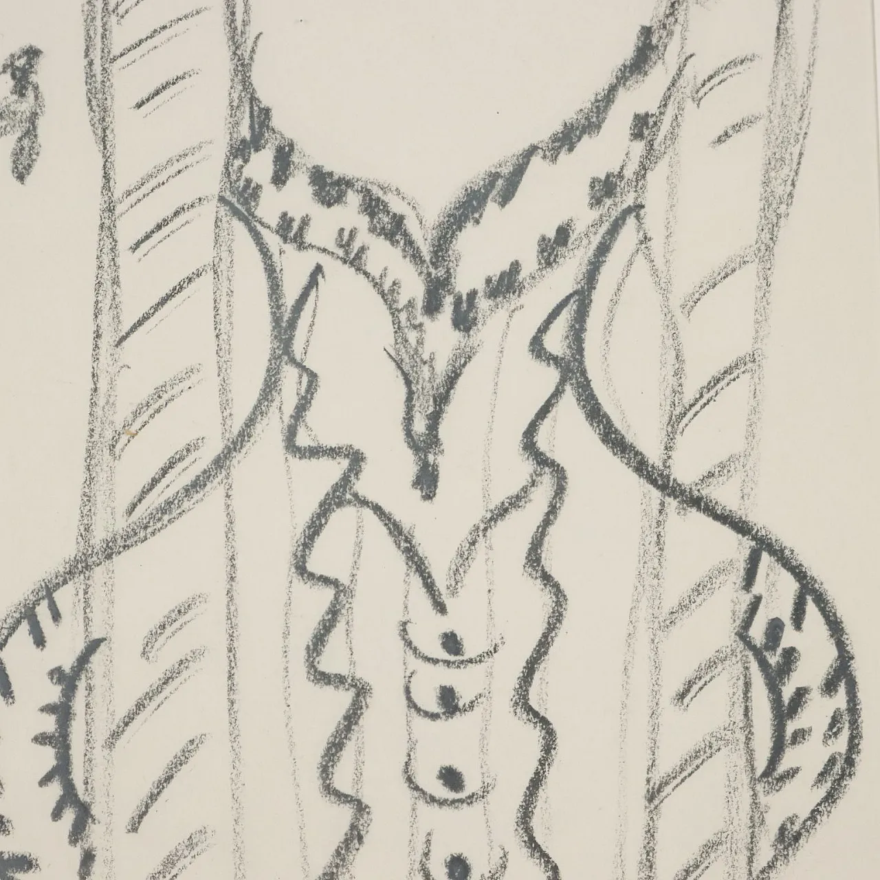 Disegno contemporaneo di Remo Brindisi, bozzetto per l'Aida, anni '70 6