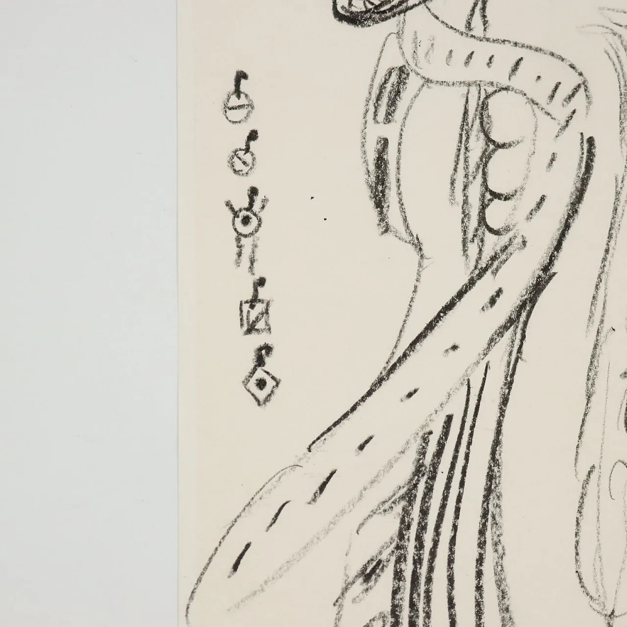Schizzi per Aida, disegno di Remo Brindisi, anni '70 5