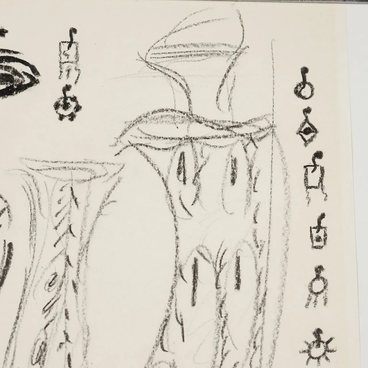 Schizzi per Aida, disegno di Remo Brindisi, anni '70 6