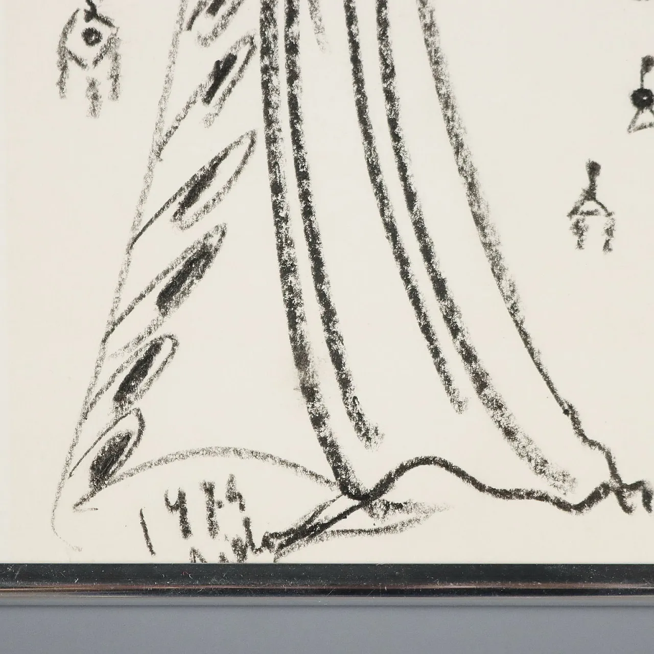 Schizzi per Aida, disegno di Remo Brindisi, anni '70 7