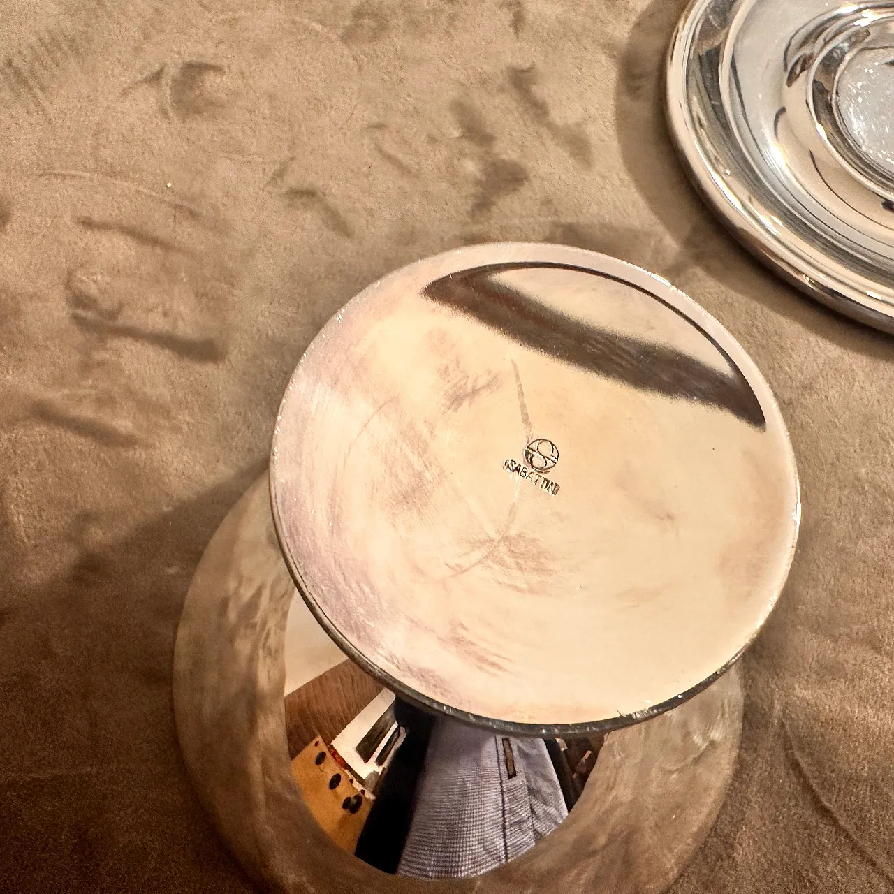 Coppia di coppe placcate in argento di Lino Sabattini, anni '80 10