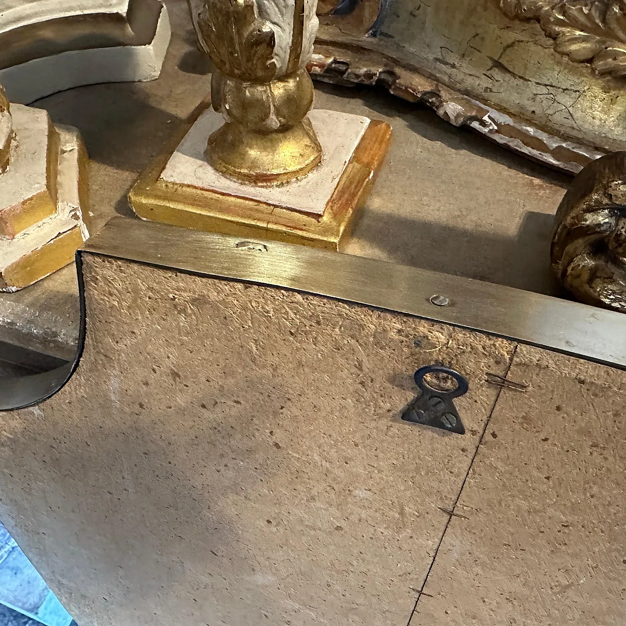 Specchio da parete in ottone di Gio Ponti, anni '60 6