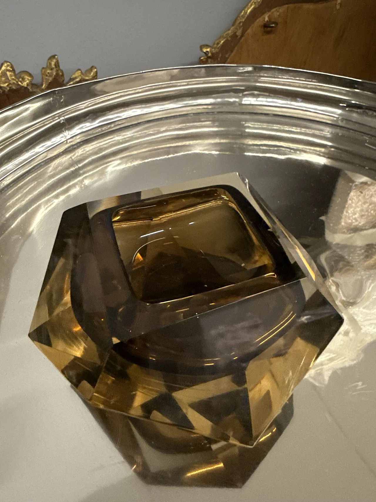 Svuota tasche in vetro sommerso anni '70 8