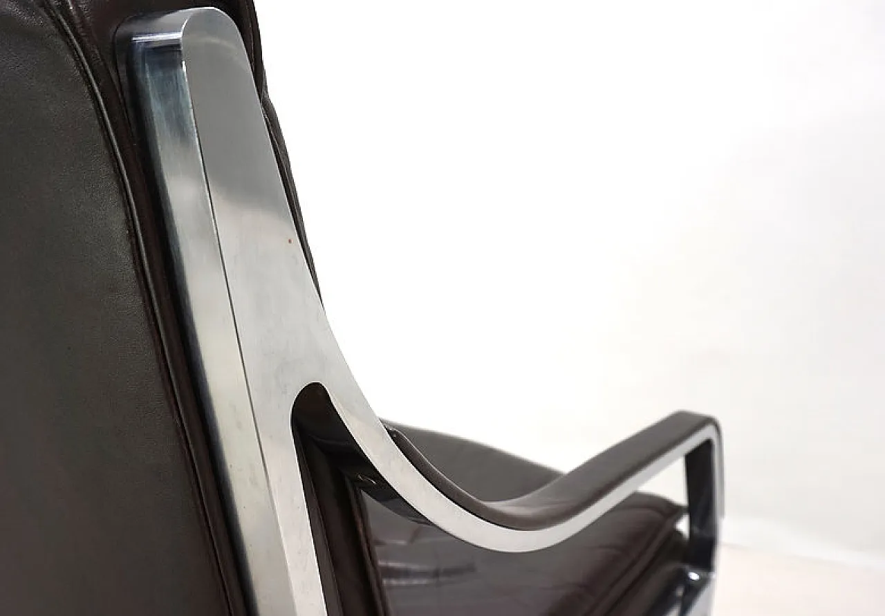 Poltrona in pelle Knoll Art Collection di Rudolf B. Glatzel, anni '70 9