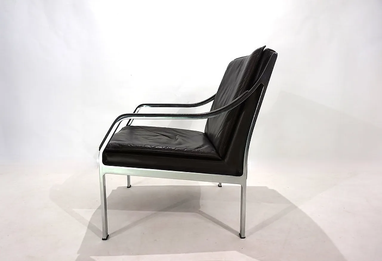 Poltrona in pelle Knoll Art Collection di Rudolf B. Glatzel, anni '70 13