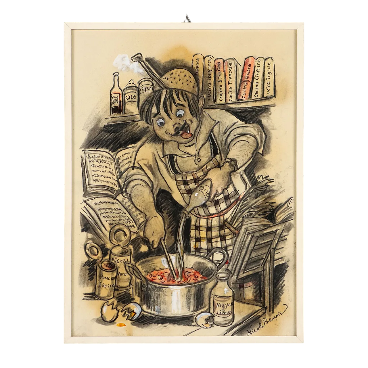 L'uomo in cucina di Nicola Benois, '900 10