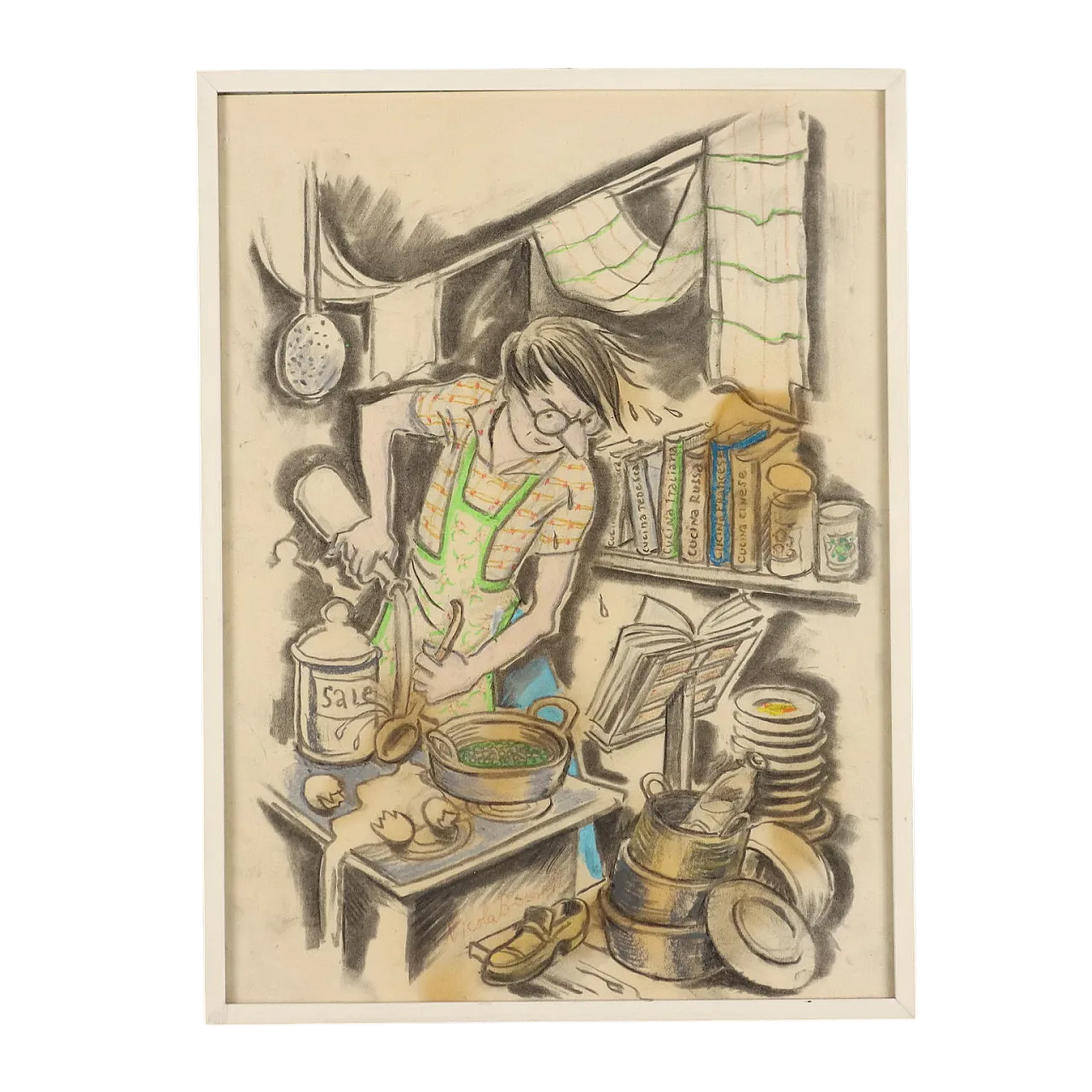 L'uomo in cucina di Nicola Benois, '900 11