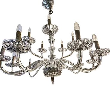 Grande lampadario in cristallo, fine '800
