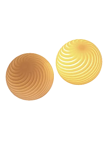 Pair of Murano glass lamps in the style of Venini, 1960s