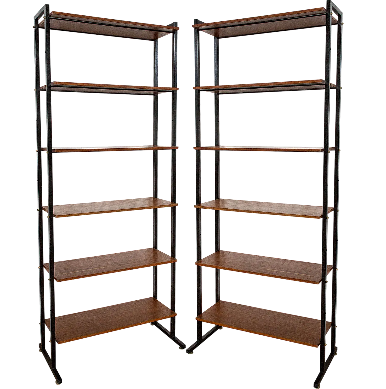 Pair of modular bookcases, 1960s 25