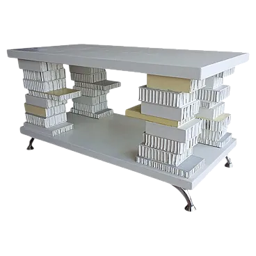 Tavolo scultoreo dal design artistico, anni '70