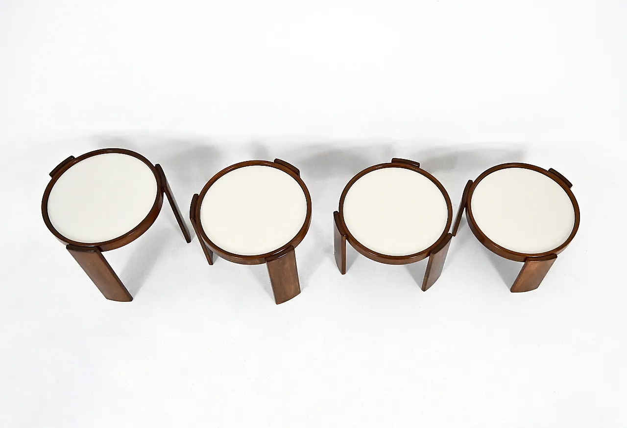 Model 780 Nesting Tables by Gianfranco Frattini for Cassina, 1960s 10